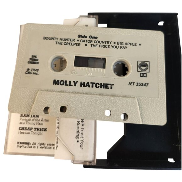 Molly Hatchet Lot Of 2 Cassette Tapes - Self-Titled & Flirtin With Disaster - Picture 8 of 13